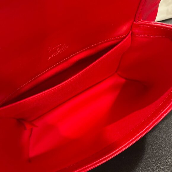 Christian Louboutin Logo Embossed Chain Strap Shoulder Bag (JB1365) - Picture 10 of 13